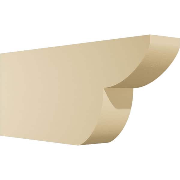 Ekena Millwork Standard Crestline 4 in. W x 10 in. H x 24 in. D Signature Urethane Rafter Tail Outlooker