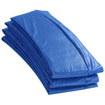 14 ft. W Blue Premium Trampoline Safety Pad Spring Cover Fits for 14 ft. Round Trampoline Frame
