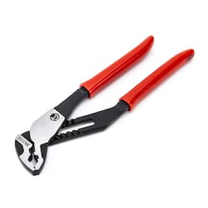 Z2 K9 8 in. V-Jaw Tongue and Groove Dipped Grip Pliers With K9 Angle Access Jaws