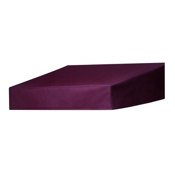 Awnings in a Box 6 ft. Classic Door Canopy (25 in. Projection) in Burgundy