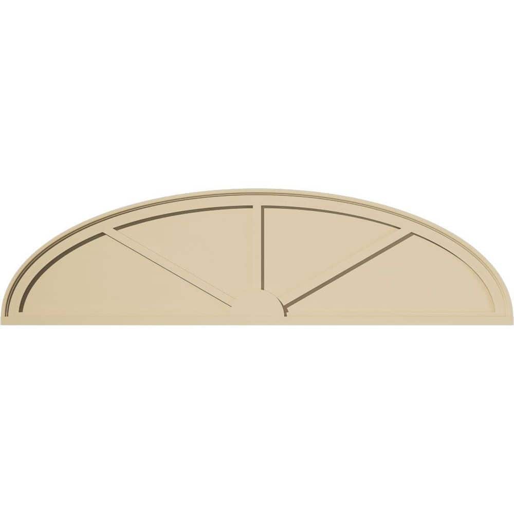 Pedss Ekena Millwork 62-in W x 16-1/2-in H x 2-in P Elliptical 3 ...