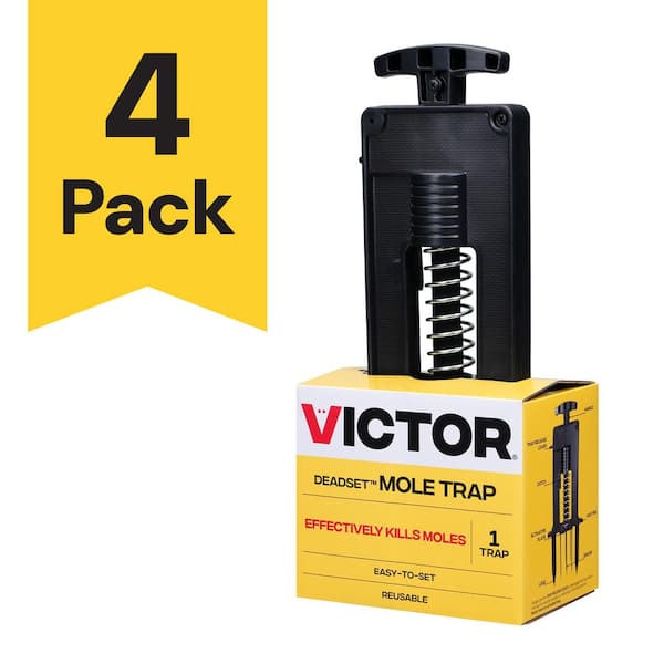 Victor Deadset Mole Trap (4-Pack) M9015-4HDVB - The Home Depot