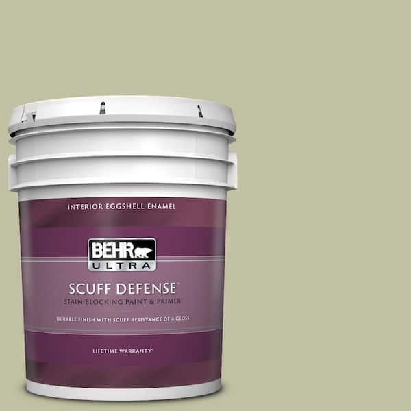 BEHR ULTRA 5 gal. #S370-3 Sage Brush Extra Durable Eggshell Enamel Interior Paint & Primer