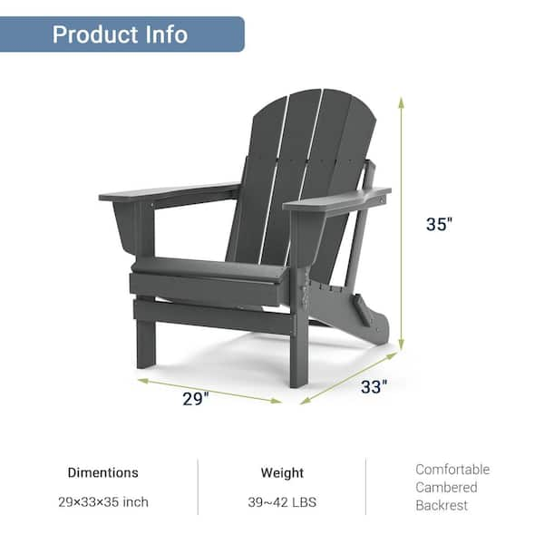 Mushroom resin plastic adirondack outlet chair