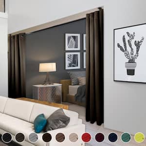 Taupe Grommet Blackout Curtain - 120 in. W x 96 in. L