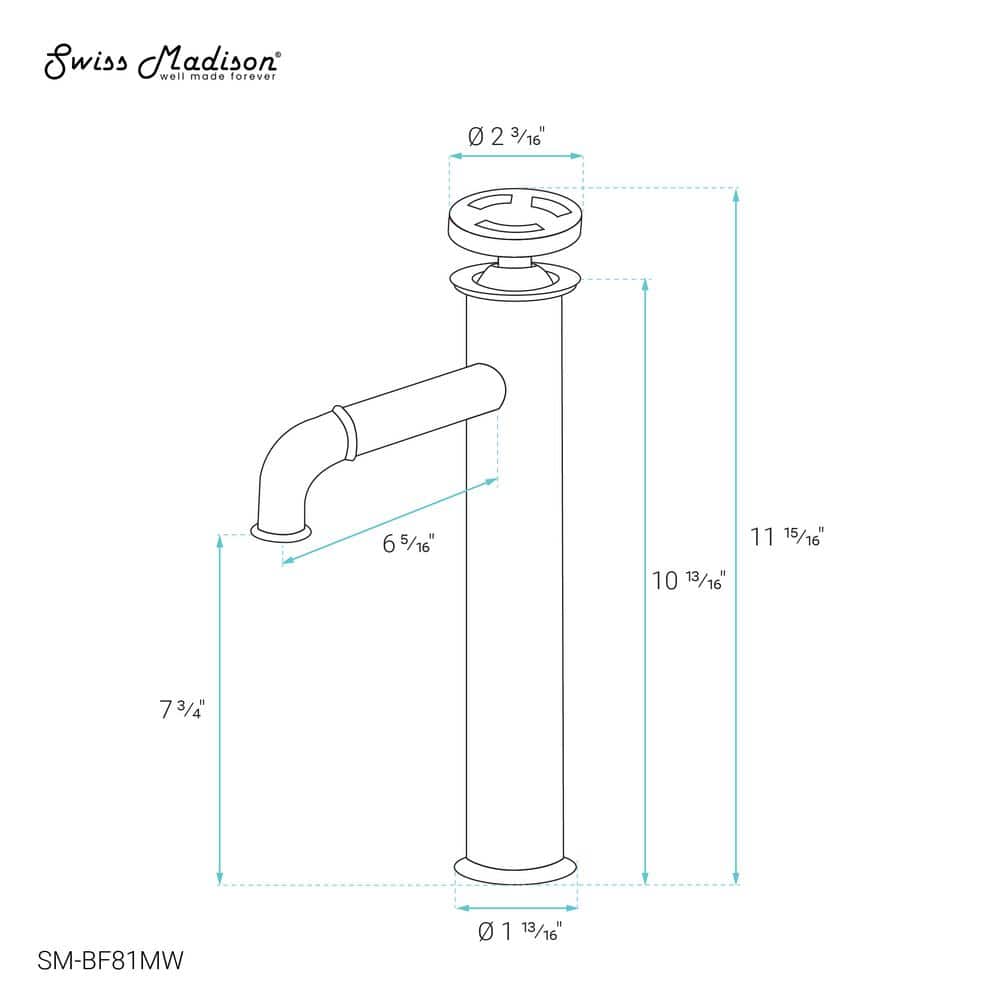 Matte White Nickel Single-Handle High Arc Bathroom Faucet