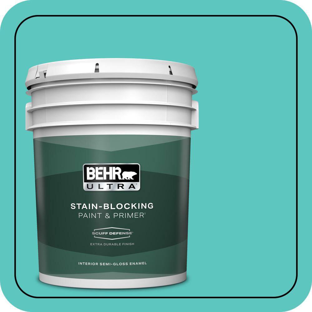 5 gal. #490B-4 Sea Life Extra Durable Semi-Gloss Enamel Interior Paint & Primer price history on PriceWatchPro