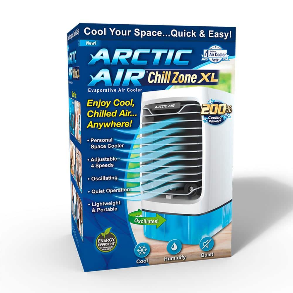 Arctic Air Chill Zone XL Blue and White Evaporative Cooler