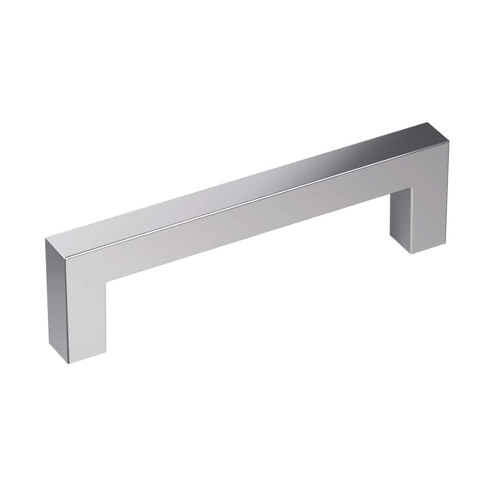 Monument 3-3/4 in. (96mm) Modern Polished Chrome Bar Cabinet Pull
