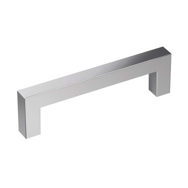 Amerock Monument 3-3/4 in. (96mm) Modern Polished Chrome Bar Cabinet Pull