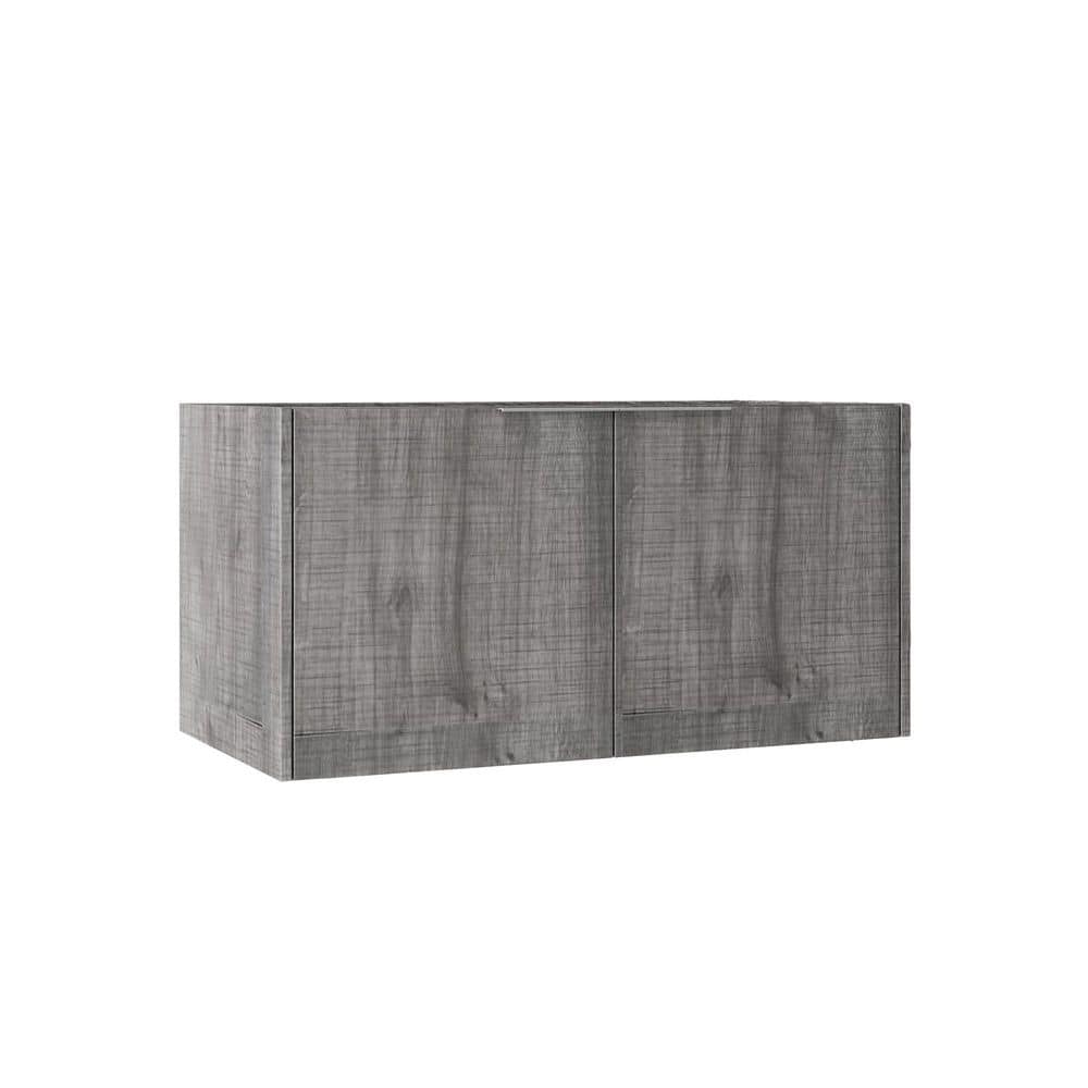 36 in. Bath Vanity Cabinet without Top in Grey with Double Doors, Interior Storage price history on PriceWatchPro