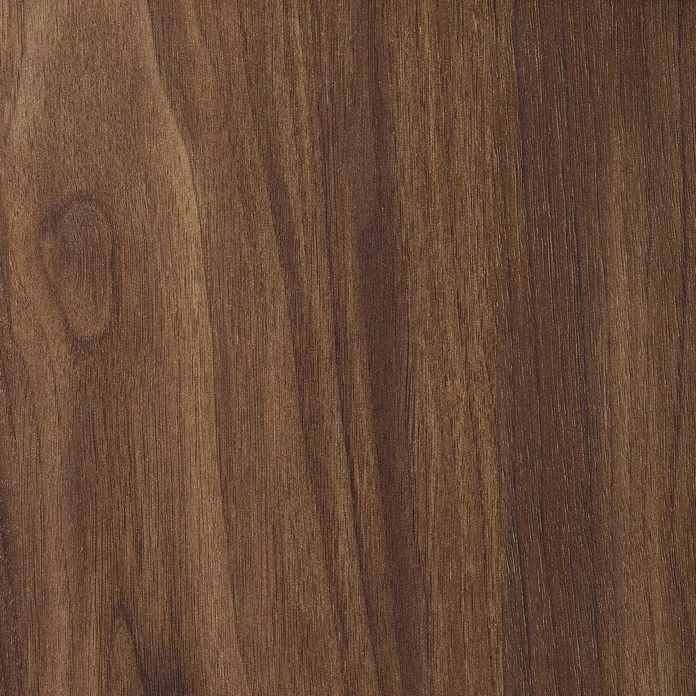 Walnut Grain Laminate Mid-Century Modern End Table Nightstand