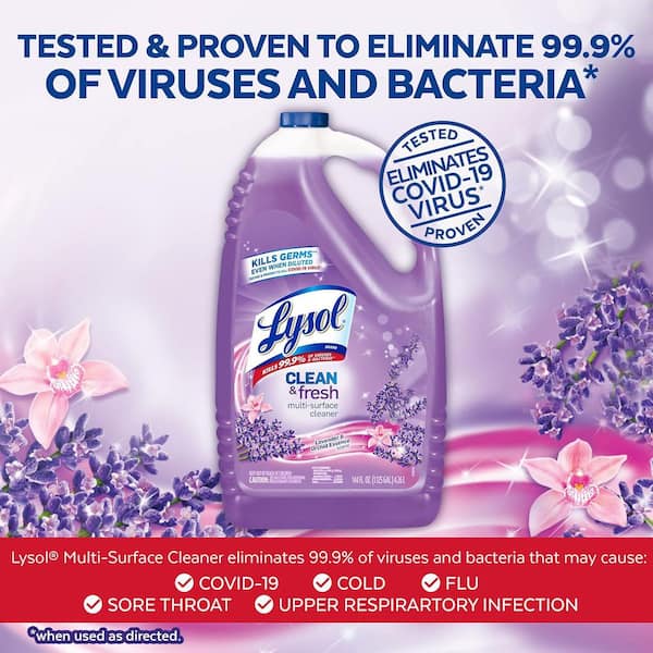144 oz. Lavender Pourable Disinfecting All-Purpose Cleaner (2-Pack)