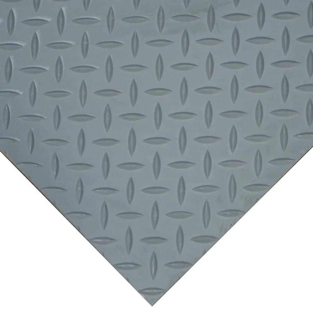 Diamond-Plate 3 ft. x 20 ft. Dark Gray Thermoplastic Rubber Garage Flooring Rolls price history on PriceWatchPro