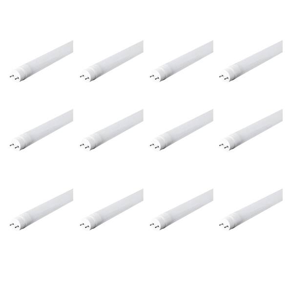 Feit Electric 4 ft. 15-Watt T8 Cool White (4000K) G13 Replacement and Ballast Bypass LED Tube Light Bulb (12-Pack)