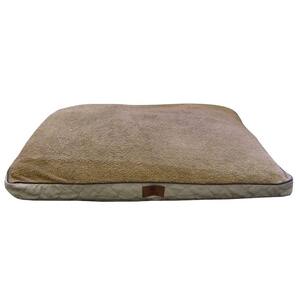 Extra Large 30 in. x 40 in. Clover Stitched Gusset Pet Bed
