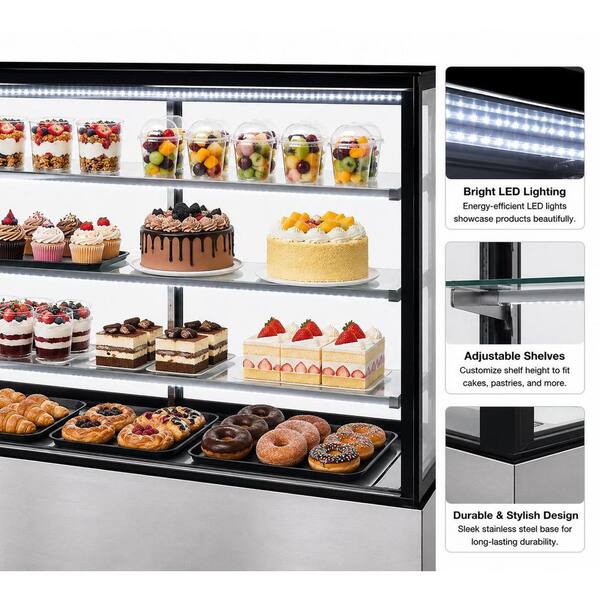 Cooler Depot 72 in. 28.6 cu. ft. Commercial Bakery Display Case