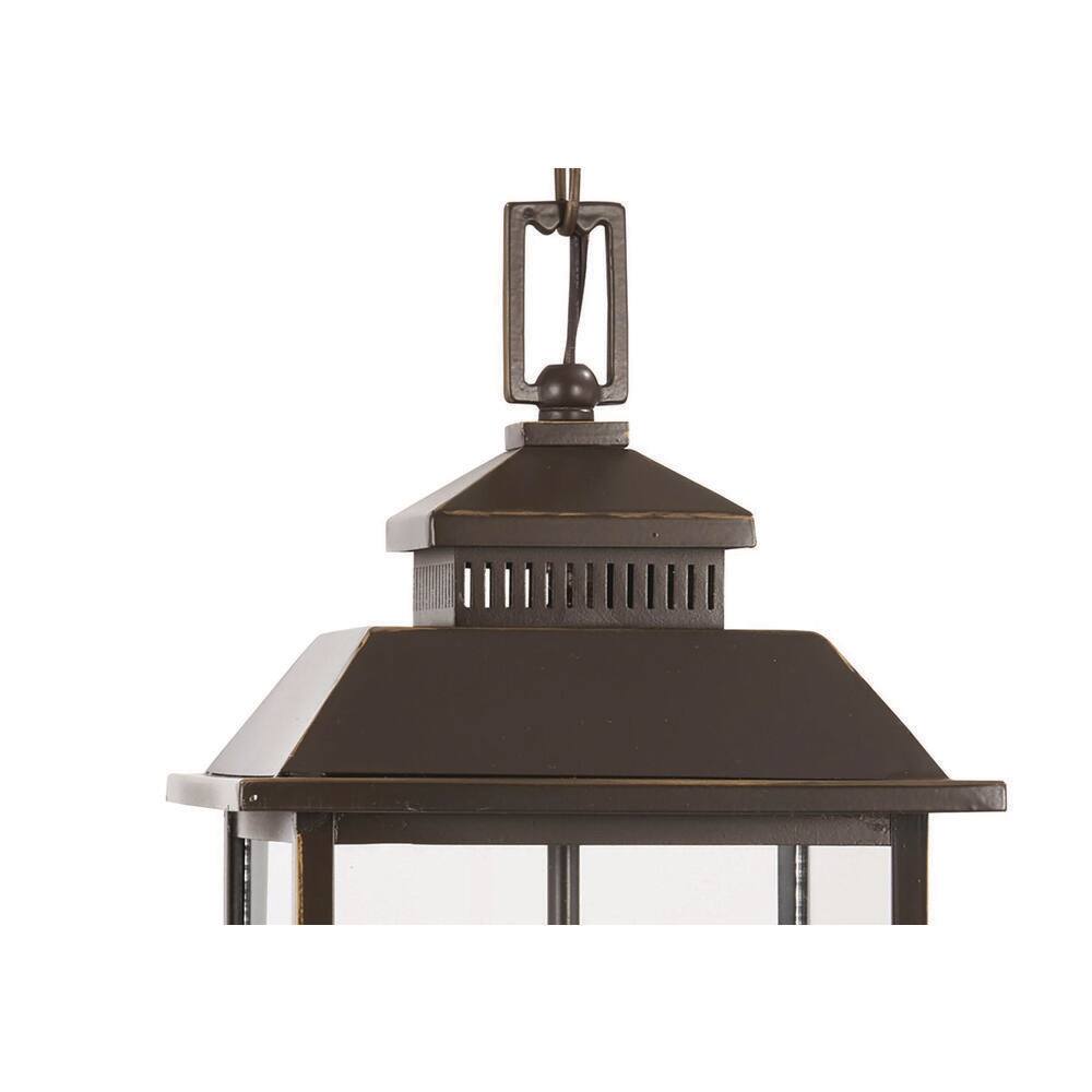 Oil Rubbed Bronze and Clear Glass 4-Light Outdoor Lantern