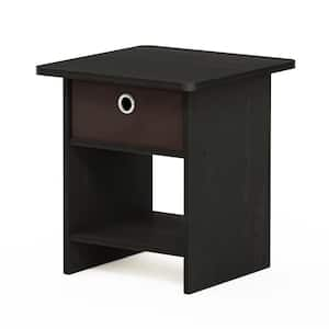 Tidur Espresso/Brown 15.5 in. W Nightstand