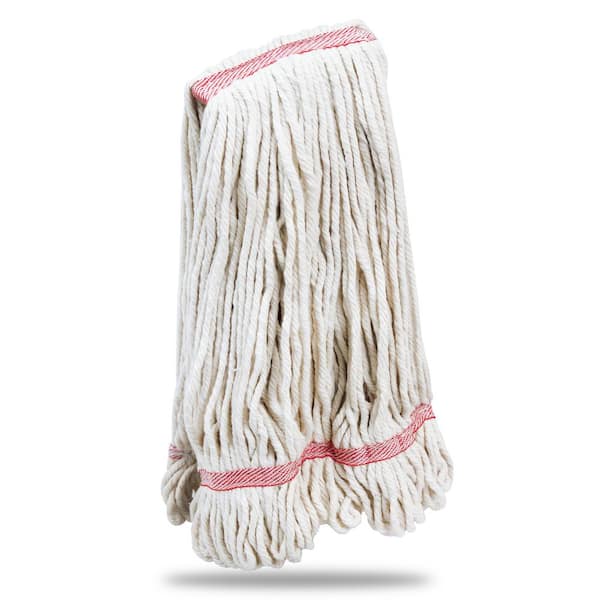 Large String Mop Cotton Looped-End Wet Mop Head (12-Pack)