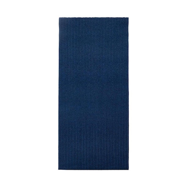Tough Blue 36 in. W x Your Choice Length Custom Size Runner Rugs