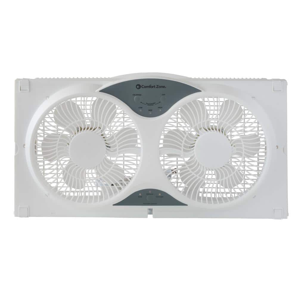 9 in. 3Speed Expandable Reversible Twin Window Fan eXtremes
