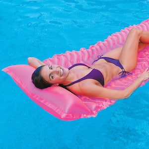 Tote 'N Float Wave Mat Floating Pool Lounger with Headrest (6-Pack)