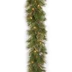 Atlanta Spruce 9 ft. Garland with Clear Lights