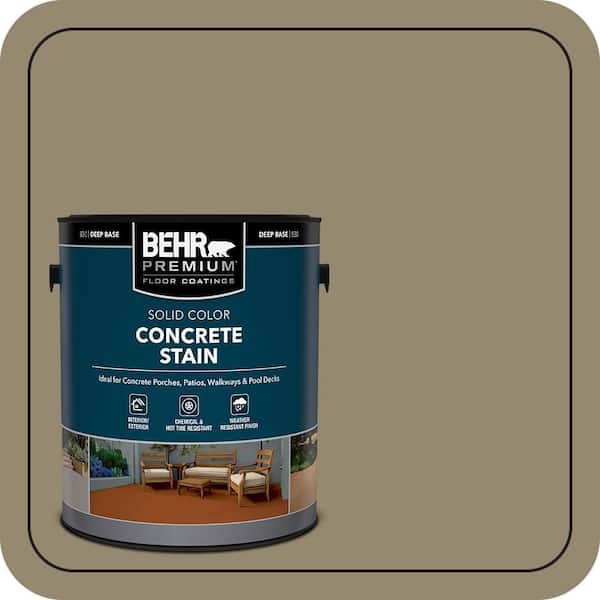 1 gal. #PFC-34 Woven Willow Solid Color Flat Interior/Exterior Concrete Stain