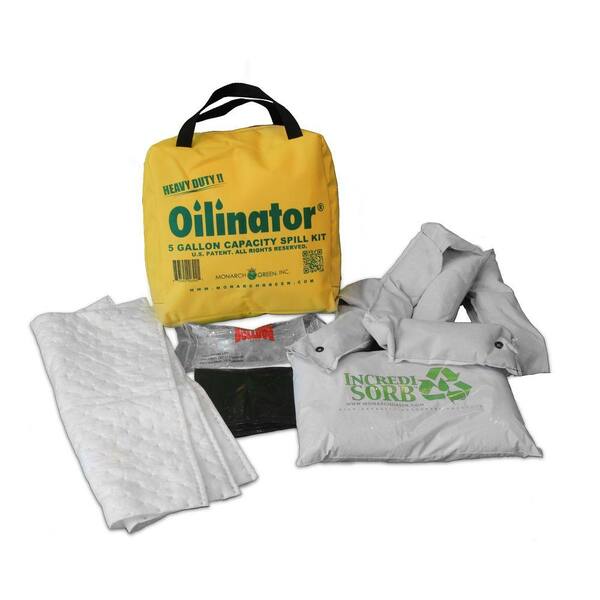 Oilinator 5 Gal. Heavy Duty Oil Absorbent Spill Kit