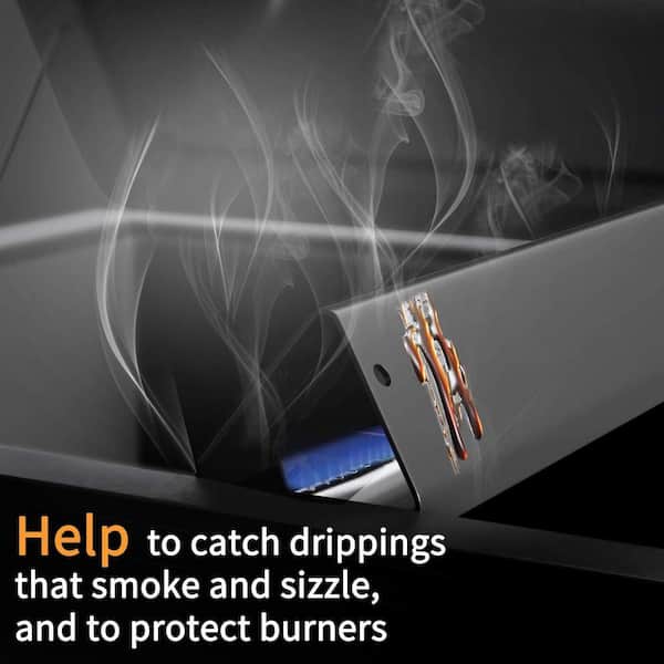 Porcelain-Enameled 17 in. Heavier Flavorizer Bars Replacement for Weber Genesis II E-410 E-435 S-435 etc (7-Pack)