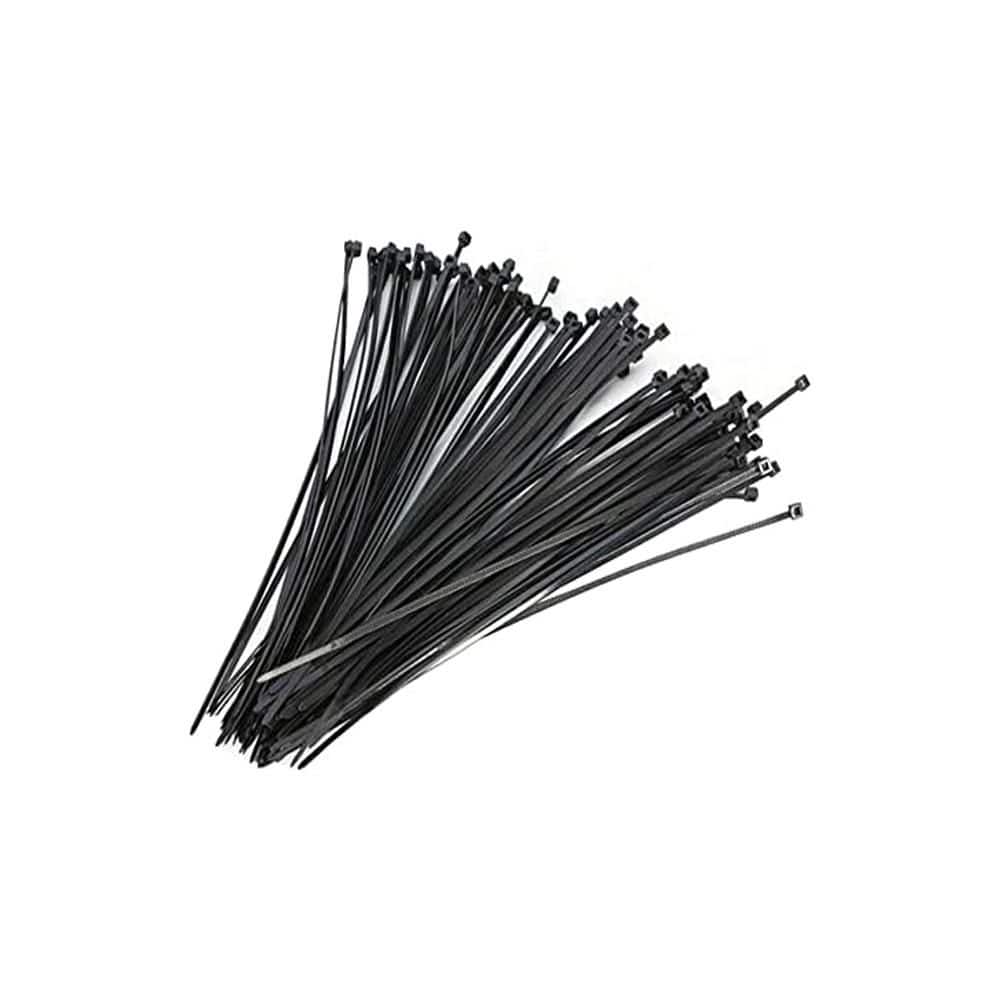 100-Pack 6 in. Reusable Black Cable Ties (8 mm Width) – Medium-Duty Nylon Zip Ties for Indoor/Outdoor Use price history on PriceWatchPro