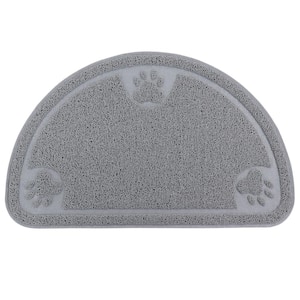 Pet Elements 14.2 x 23.6 Inch Paw Print Placemat in Grey
