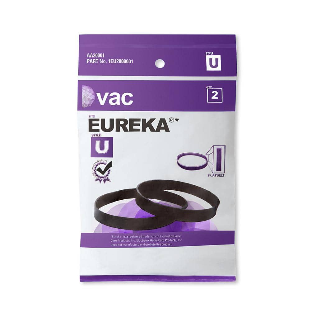 UPC 046034898473 product image for Vacuum Eureka Type U Belts (2-Pack) | upcitemdb.com