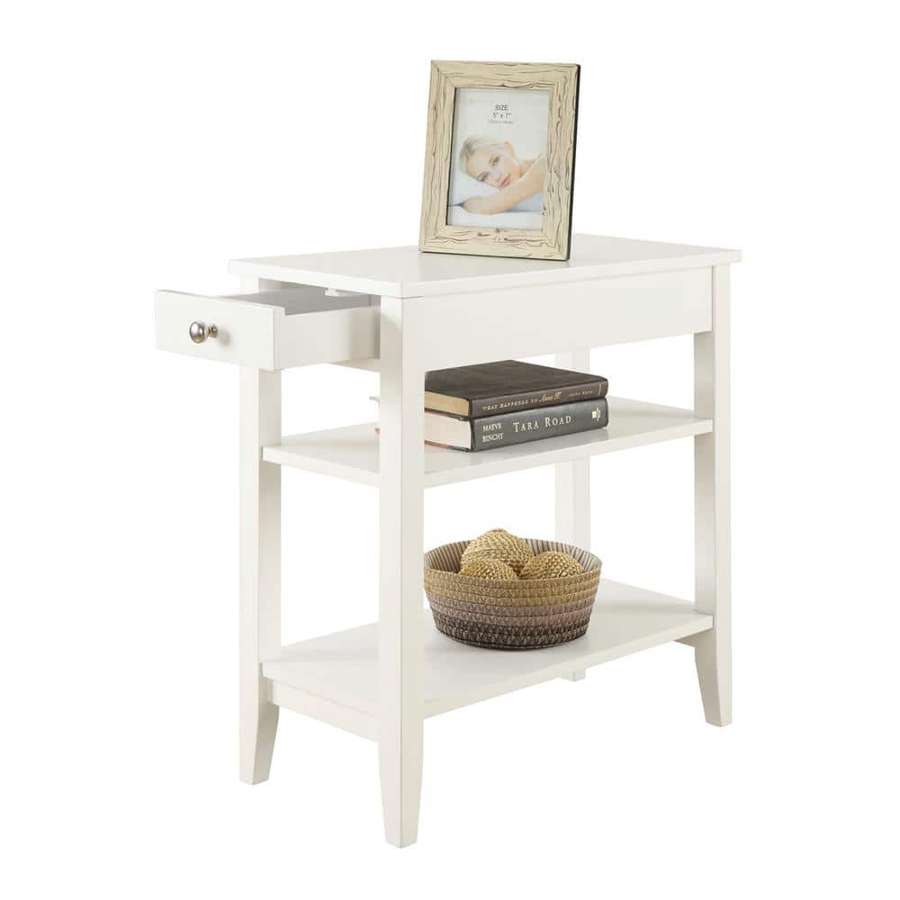 American Heritage 3-Tier Light Walnut End Table - thumbnail 2