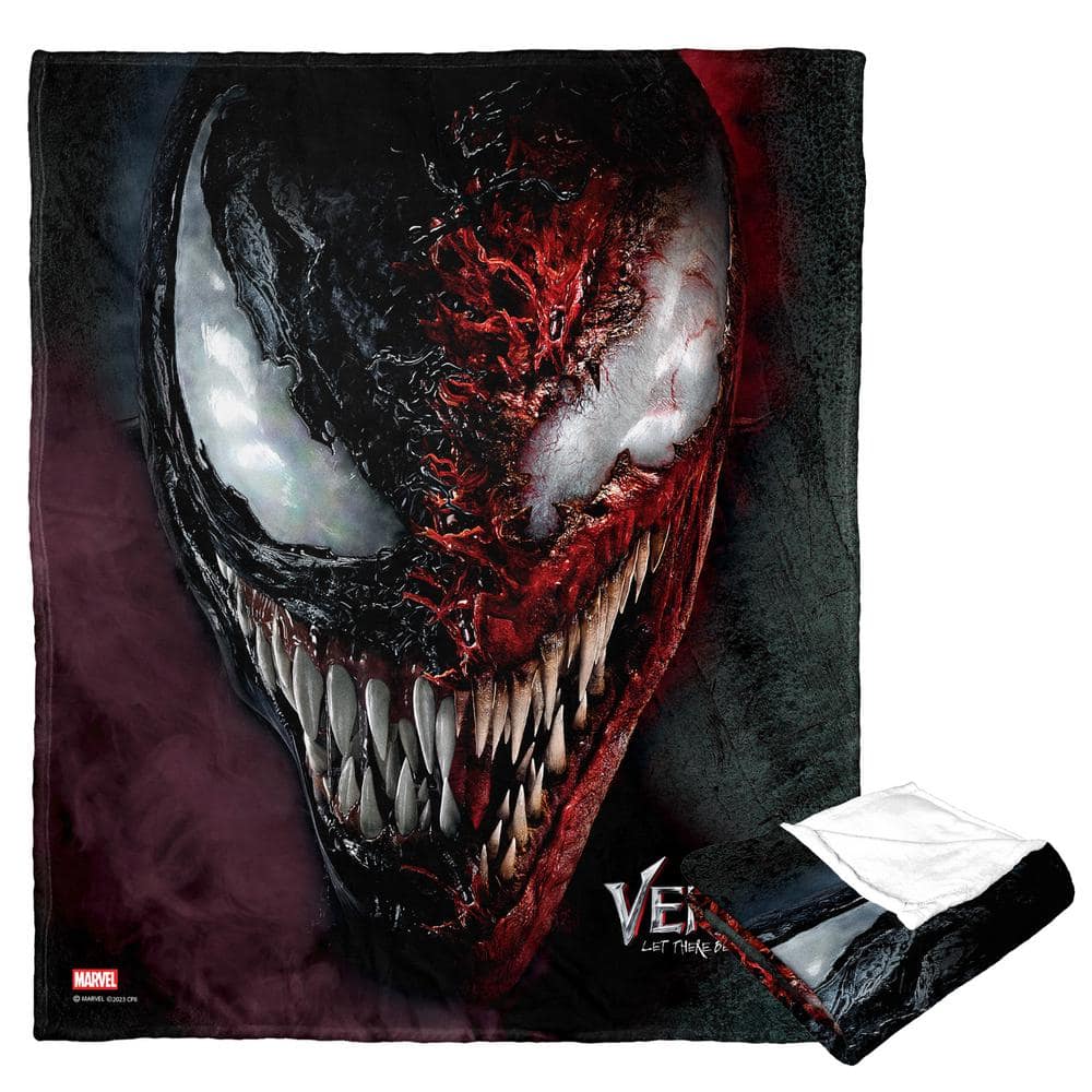 THE NORTHWEST GROUP Marvel's Venom Silk Touch Throw Blanket Split Poster