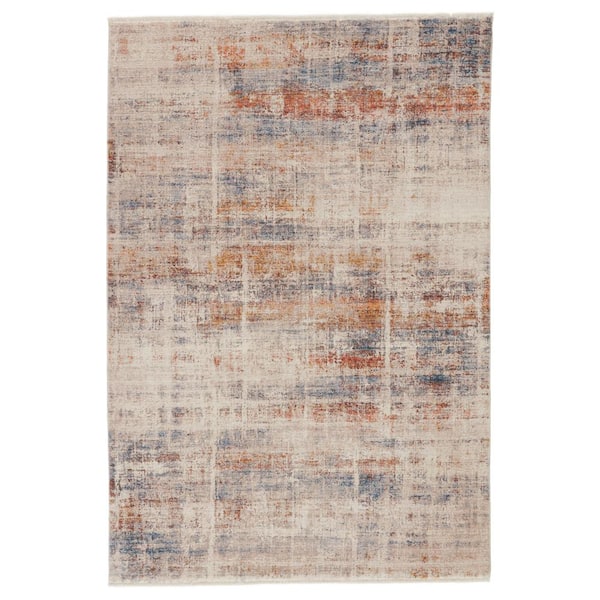 VIBE BY JAIPUR LIVING Vibe Aerin Multicolor/White 8 ft. x 10 ft. Abstract Rectangle Area Rug