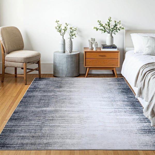 Machine Washable Paisley Emily 3 ft. x 5 ft.  Kitchen/Bedroom/Living Room Indoor Area Rug