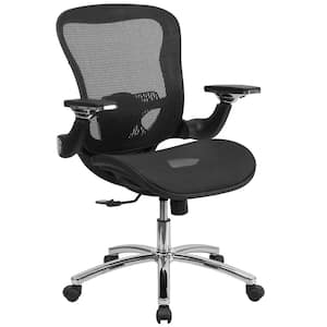 Mesh Swivel Ergonomic Office Chair in Black