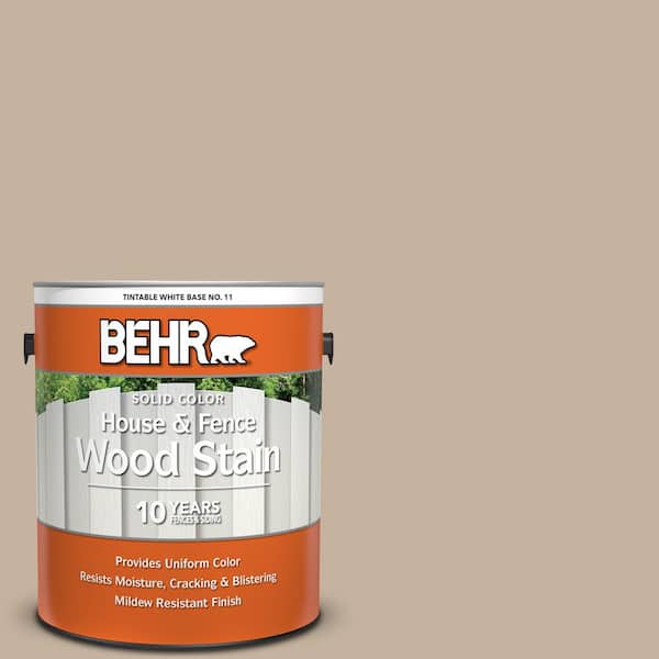 BEHR 1 gal. #ECC-20-1 Canyon View Solid Color House and Fence Exterior Wood Stain