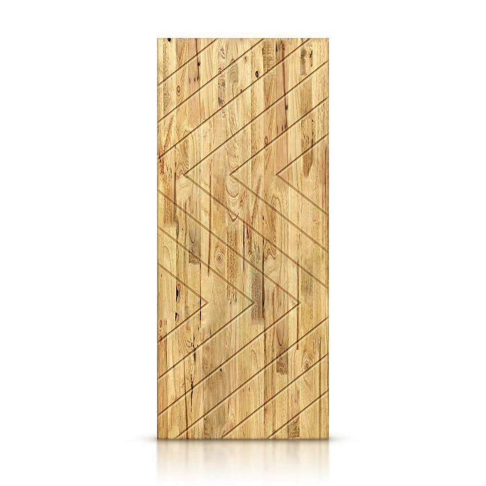 24 in. x 84 in. Hollow Core Weather Oak Stained Pine Wood Interior Door Slab price history on PriceWatchPro