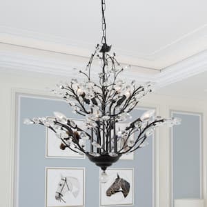 Chicago 8-Light Unique Traditional Chandelier with Crystal Accents