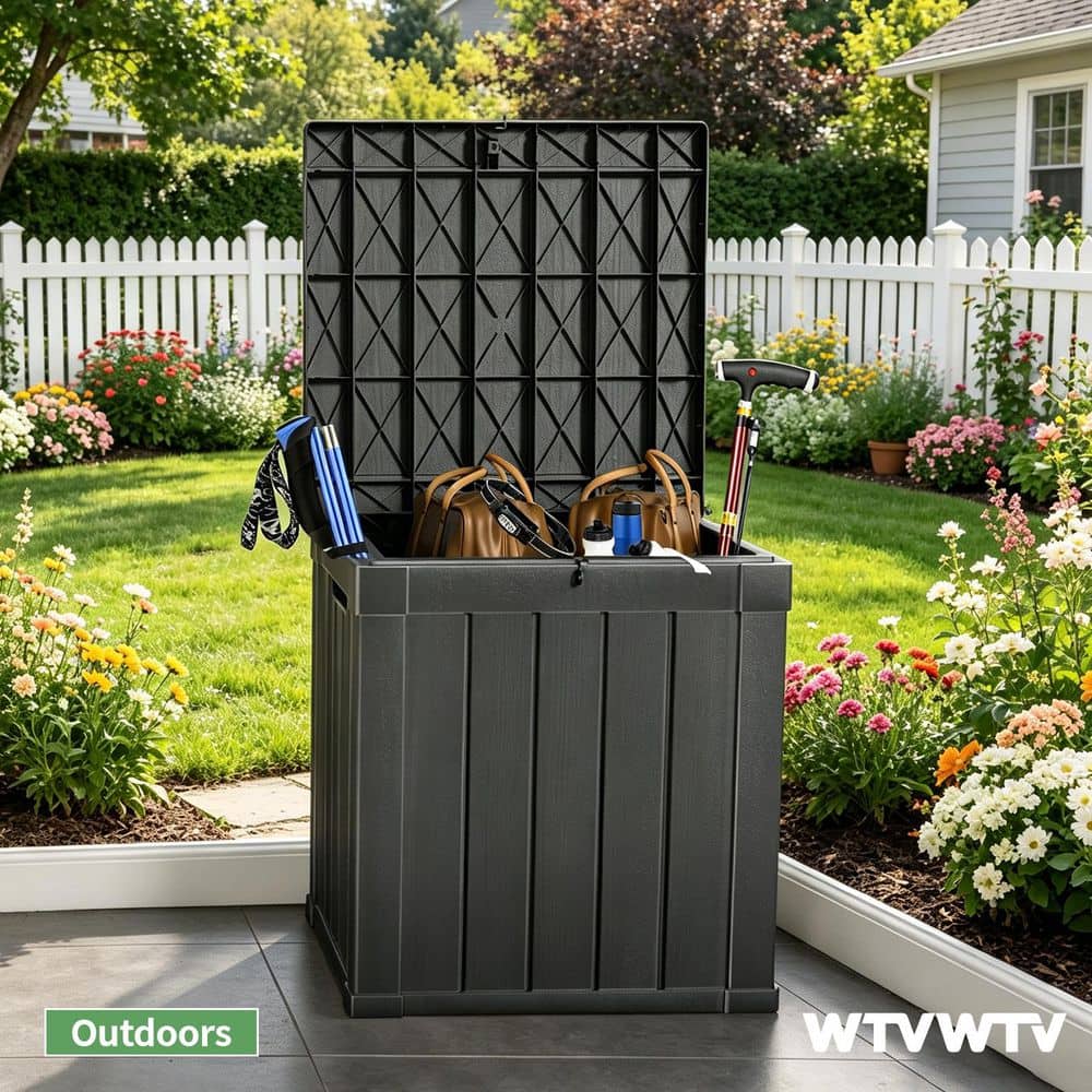 クラシック 50 Great Recordings 50CDBOX WTVWTV 50 Gal. Outdoor Waterproof Resin Storage Deck Box, Lockable