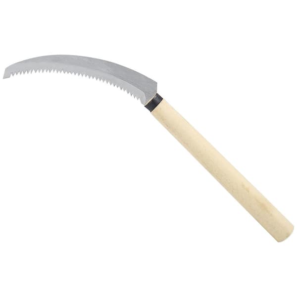 ZENPORT:Zenport Harvest Knife/Weeding Sickle with Wood Handle 65 in. Serrated Stainless Steel Blade (Box of 3)