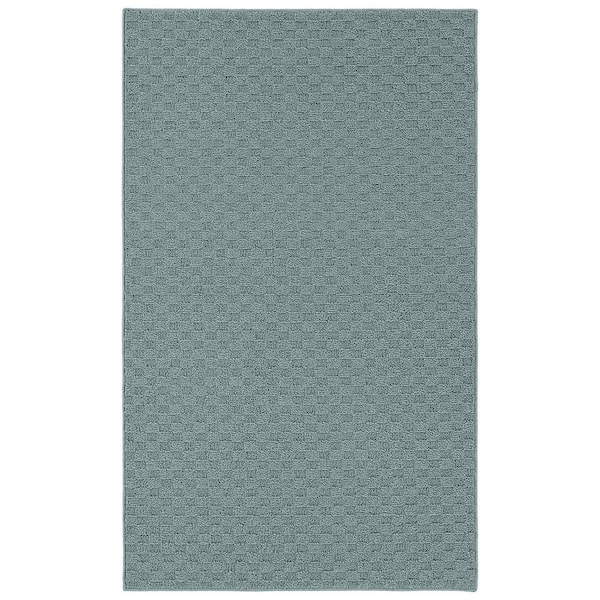 Town Square Sea Foam 3 ft. x 5 ft. Geometric Area Rug