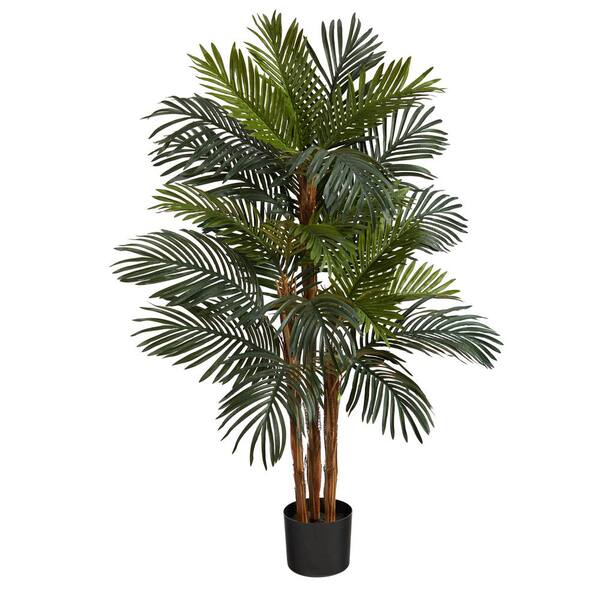 Better Homes & Gardens 7' Double Robellini Artificial Palm Tree – UV Rated – Indoor/Outdoor – Green
