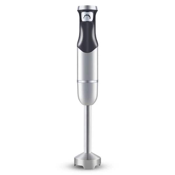 Elite Cuisine EHB6250 3Speed Silver Immersion Blender With Stainless Steel Blade