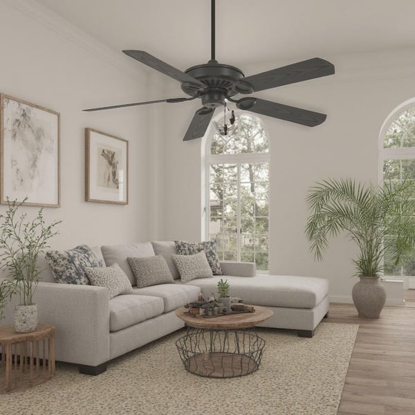 Sundowner 54 in. Indoor/Outdoor Textured Coal Ceiling Fan