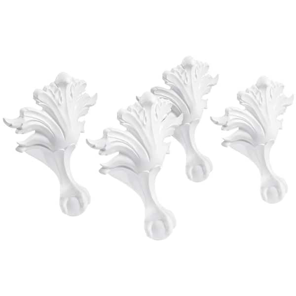 KOHLER Artifacts Ball and Claw Feet in White (Set of 4)
