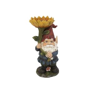 18.9 in. H Resin Gnome Figurine